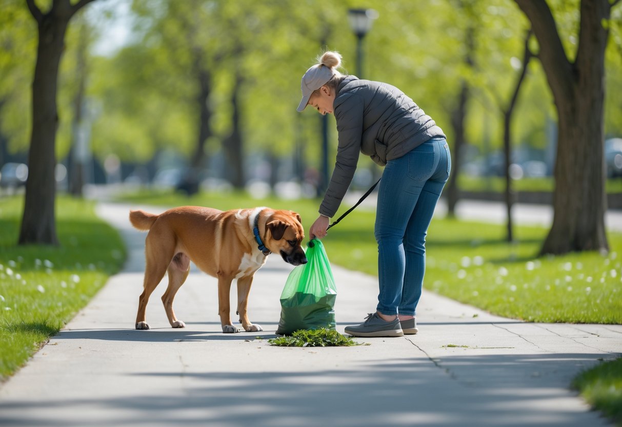 Hvor skal du samle efterladenskaber op efter din hund på gåturen